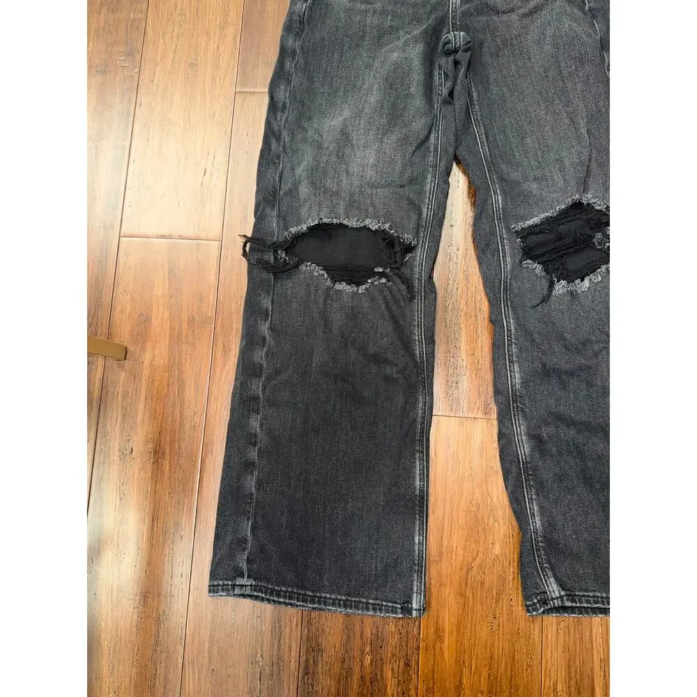 Women’s  2 American Eagle Super High-Rise Baggy Wide-Leg Jeans